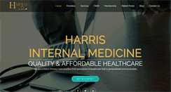 Desktop Screenshot of harrisinternalmed.com